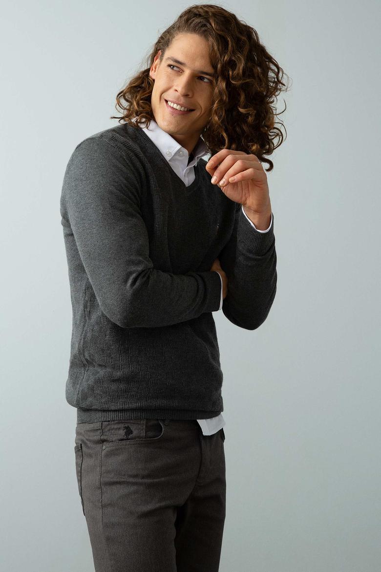 Erkek Siyah Standart Kazak - 50192677016