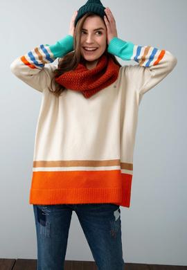 Beyaz Triko Kazak - 50193876003