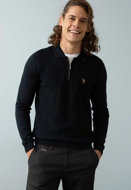 Erkek Lacivert Triko Kazak - 50194147007