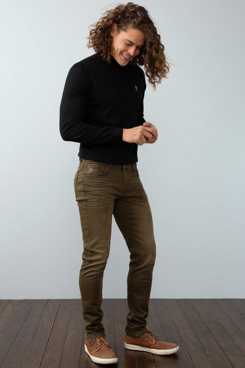 Yeşil Denim Pantolon