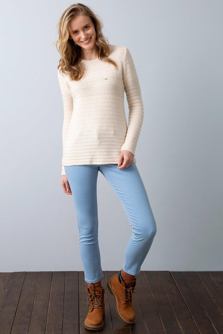 Beyaz Triko Kazak - 50195298016