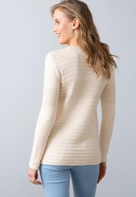 Beyaz Triko Kazak - 50195298016