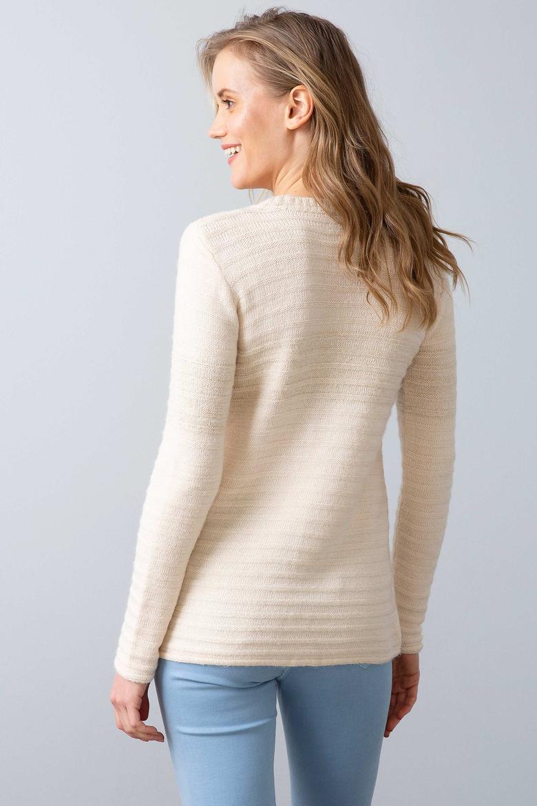 Beyaz Triko Kazak - 50195298016