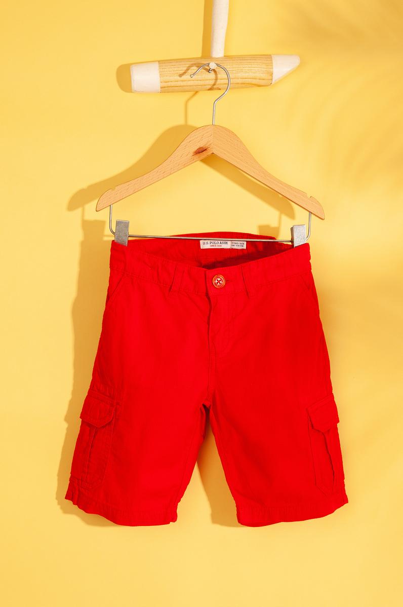 Erkek Çocuk Kırmızı Şort