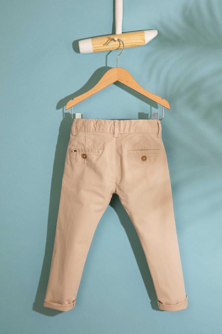 Erkek Çocuk Bej Kanvas Pantolon - 50198866002
