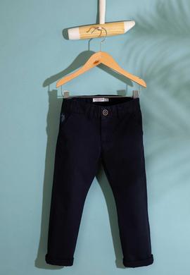 Erkek Çocuk Lacivert Kanvas Pantolon - 50198866015