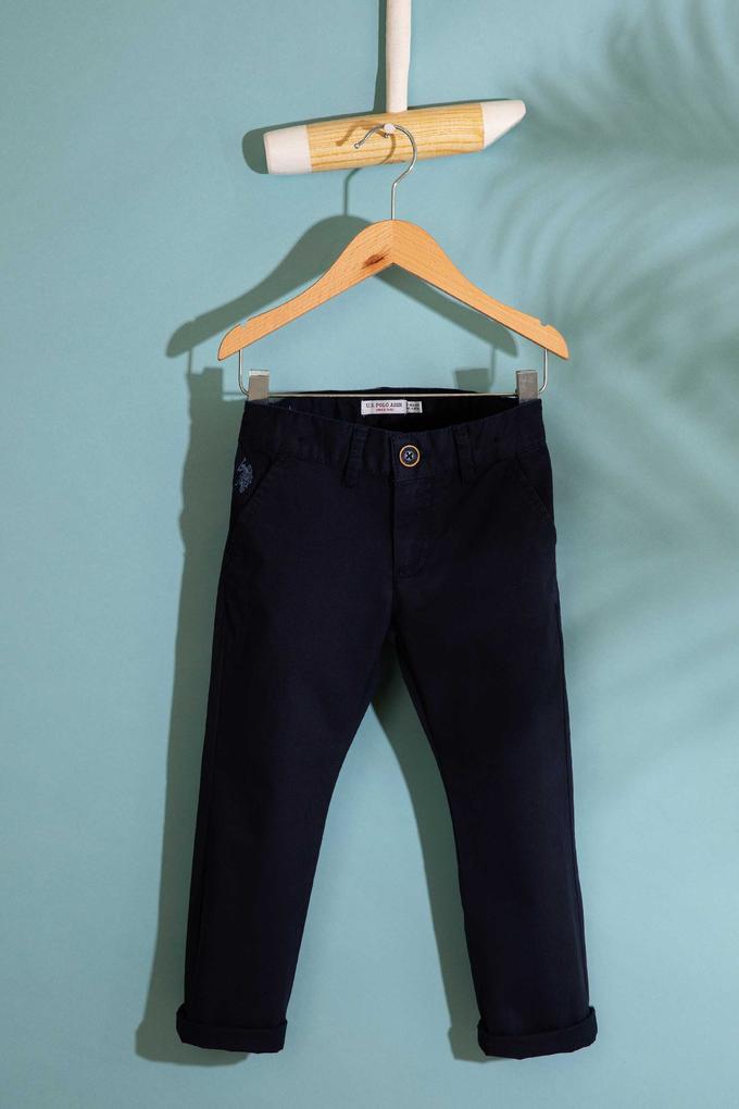 Erkek Çocuk Lacivert Kanvas Pantolon