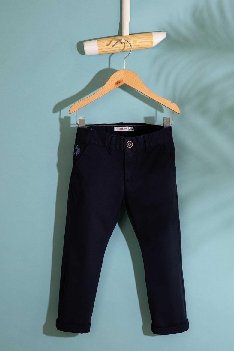 Erkek Çocuk Lacivert Kanvas Pantolon