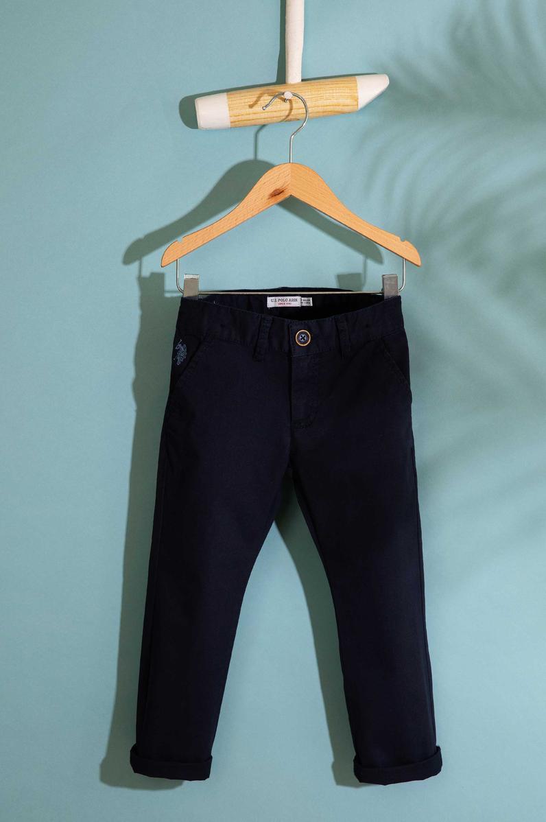 Erkek Çocuk Lacivert Kanvas Pantolon