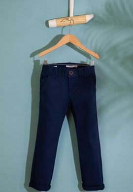 Erkek Çocuk İndigo Kanvas Pantolon - 50198866079