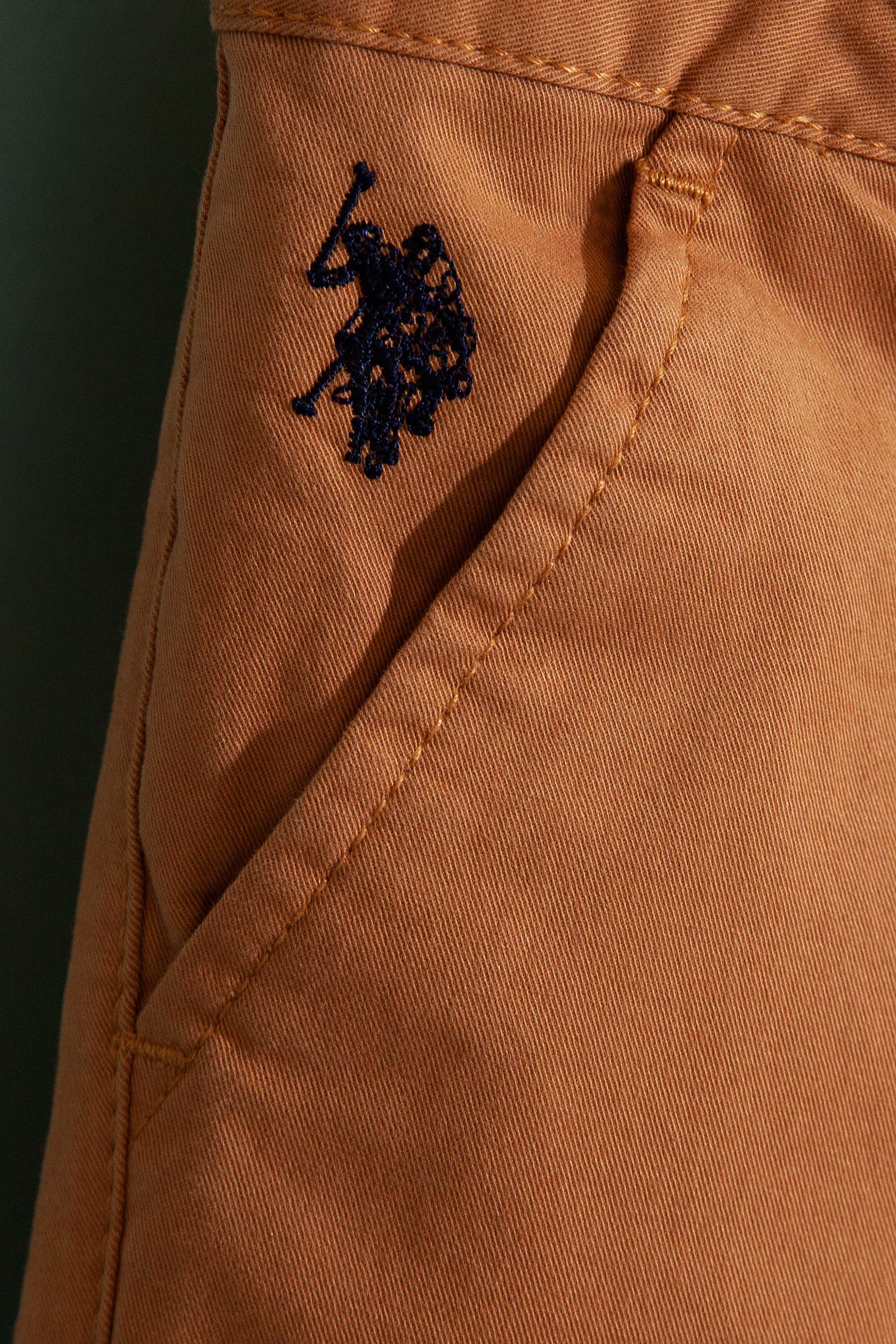 Erkek Çocuk Camel Kanvas Pantolon - Image 3