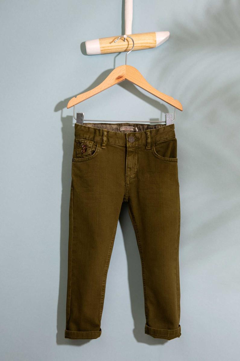 Erkek Çocuk Yeşil Chinos