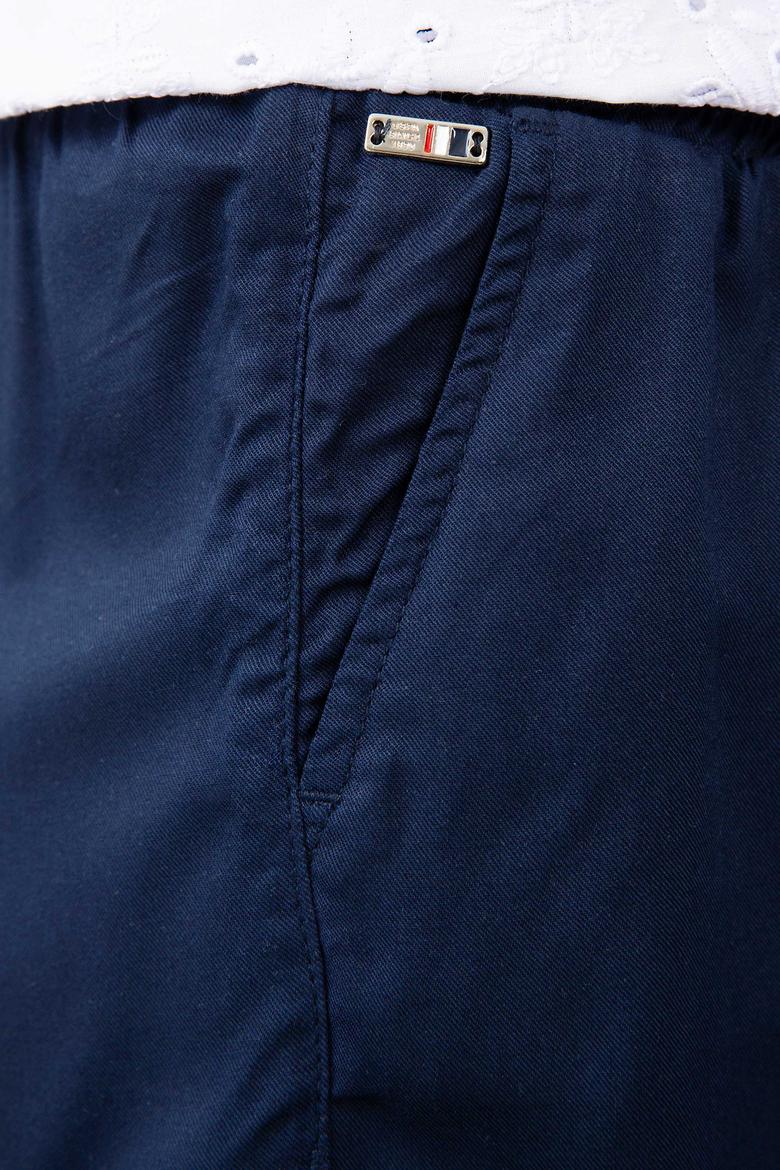 Kadın Lacivert Bermuda Şort - 50198941034