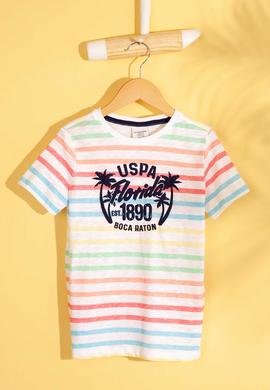 Çocuk Beyaz Bisiklet Yaka Tişört - 50199108045