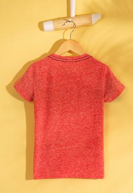 Çocuk Kırmızı Bisiklet Yaka Tişört - 50199134012