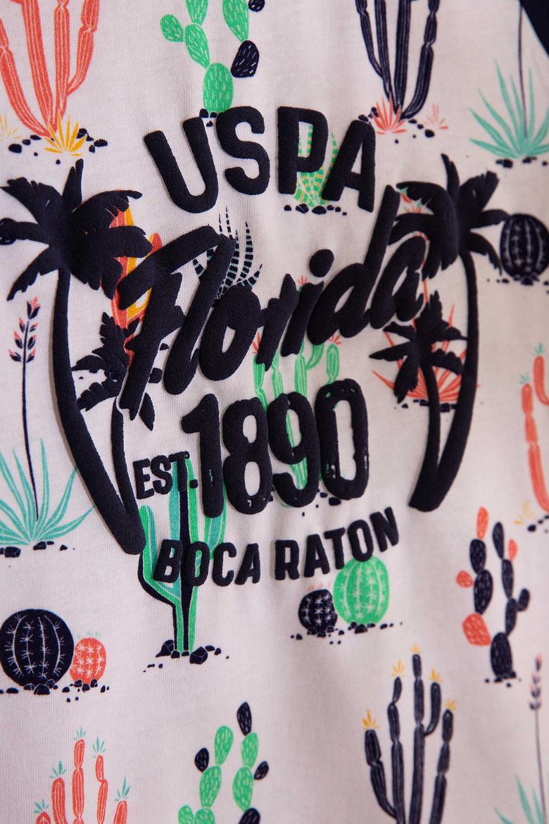 Çocuk Lacivert Bisiklet Yaka Tişört - 50199135056