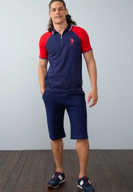 Erkek Lacivert  Örme Şort - 50199141006