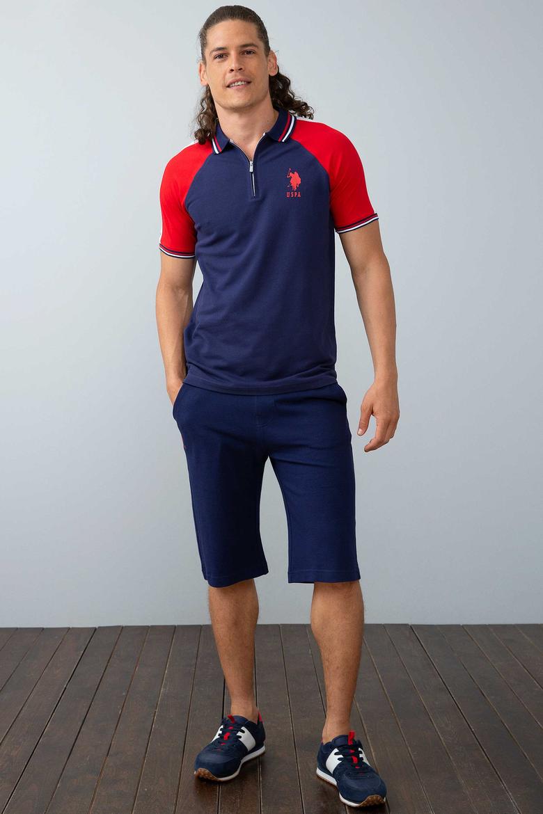 Erkek Lacivert  Örme Şort