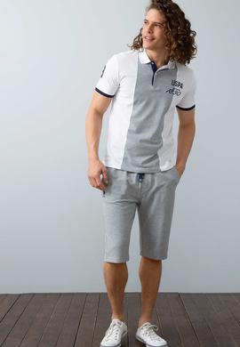 Erkek Gri Melanj  Örme Şort - 50199141011