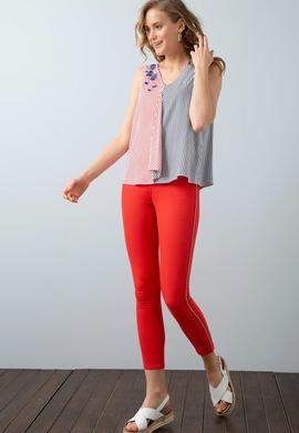 Kadın Lacivert Gömlek Kısakol - 50199148004