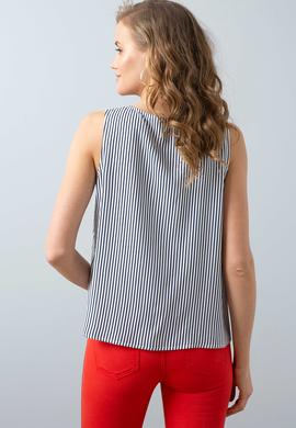 Kadın Lacivert Gömlek Kısakol - 50199148004