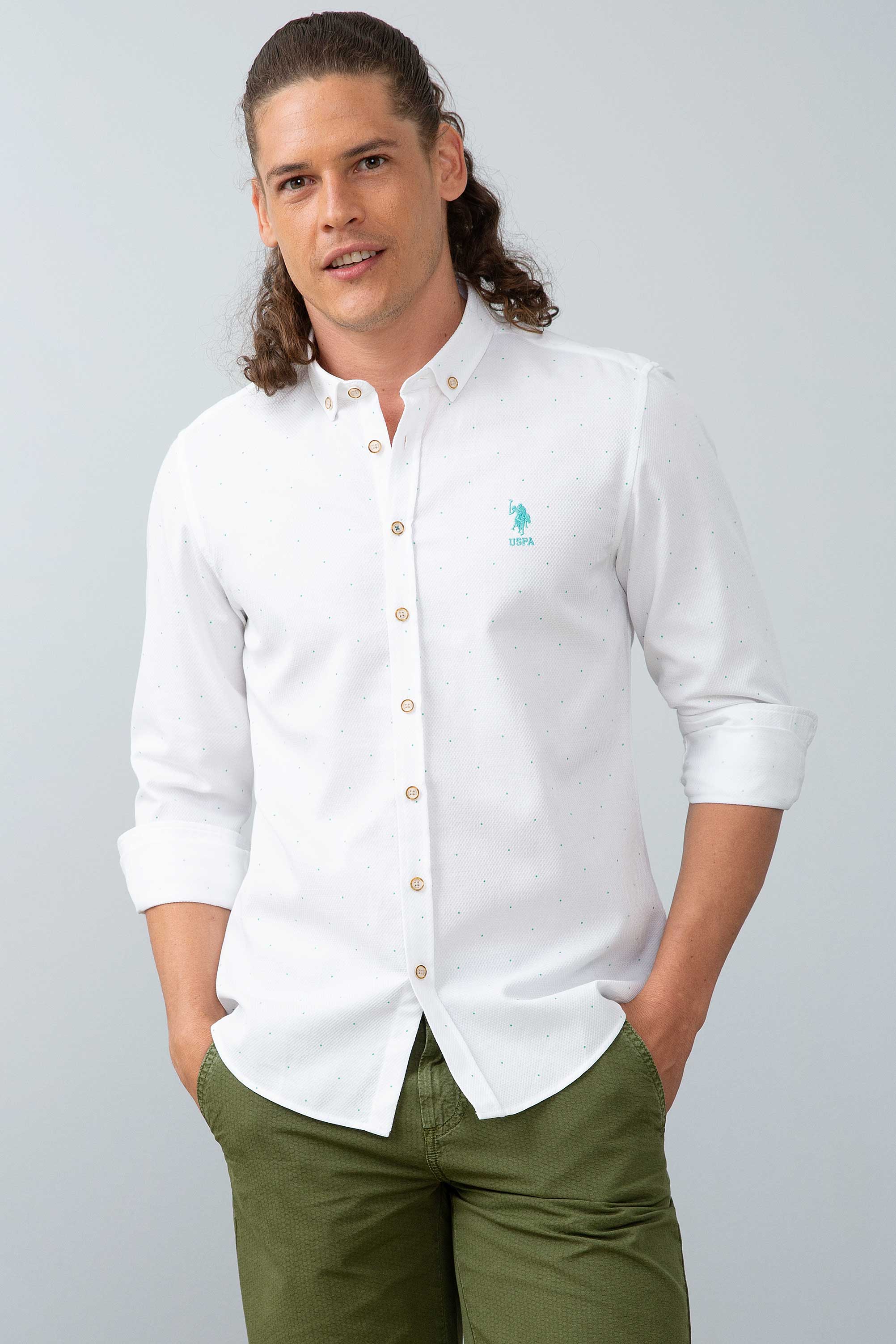 Erkek Yeşil Gömlek - Image 2