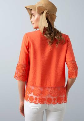 Kadın Somon Gömlek Uzunkol - 50199167011