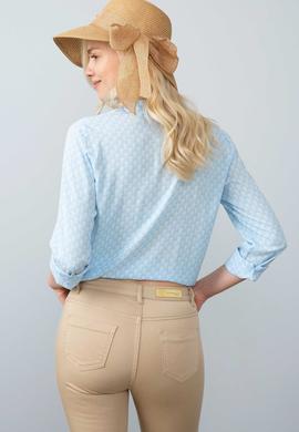 Kadın Mavi Gömlek Uzunkol - 50199215011