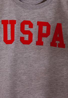 Erkek Çocuk Gri Bisiklet Yaka Tişört - 50199219001