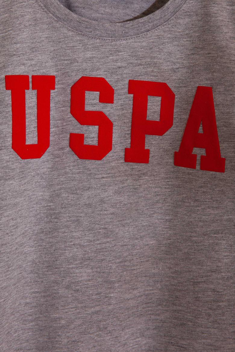 Erkek Çocuk Gri Bisiklet Yaka Tişört - 50199219001