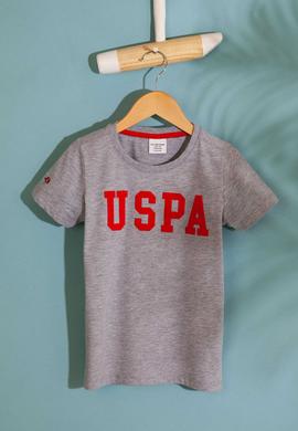 Erkek Çocuk Gri Bisiklet Yaka Tişört - 50199219001