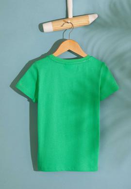 Erkek Çocuk Yeşil Bisiklet Yaka Tişört - 50199219101