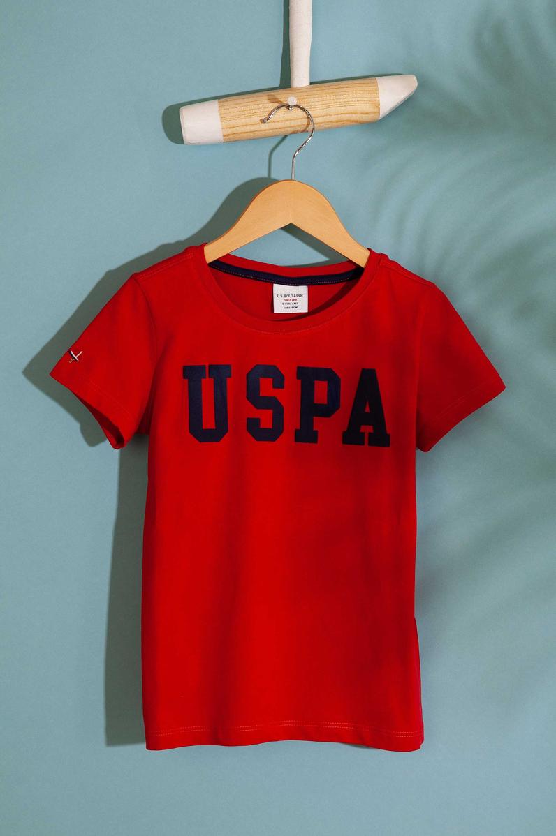 Erkek Çocuk Kırmızı Bisiklet Yaka Tişört