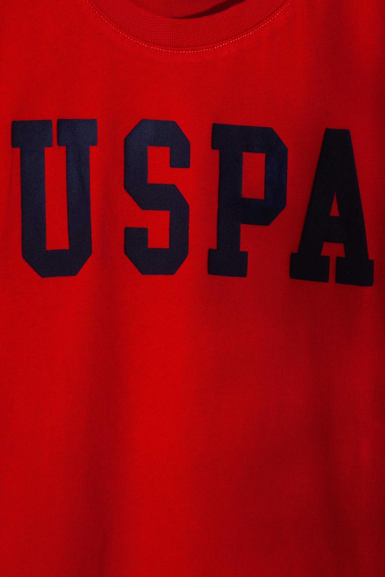 Erkek Çocuk Kırmızı Bisiklet Yaka Tişört - 50199219111