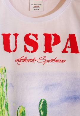 Çocuk Beyaz Bisiklet Yaka Tişört - 50199222045