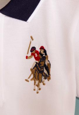 Erkek Çocuk Beyaz Polo Yaka Tişört - 50199224001