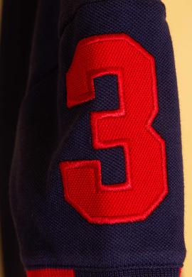 Erkek Çocuk Lacivert Polo Yaka Tişört - 50199224014