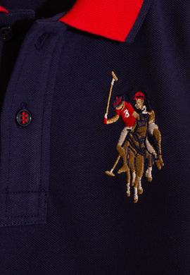 Erkek Çocuk Lacivert Polo Yaka Tişört - 50199224014