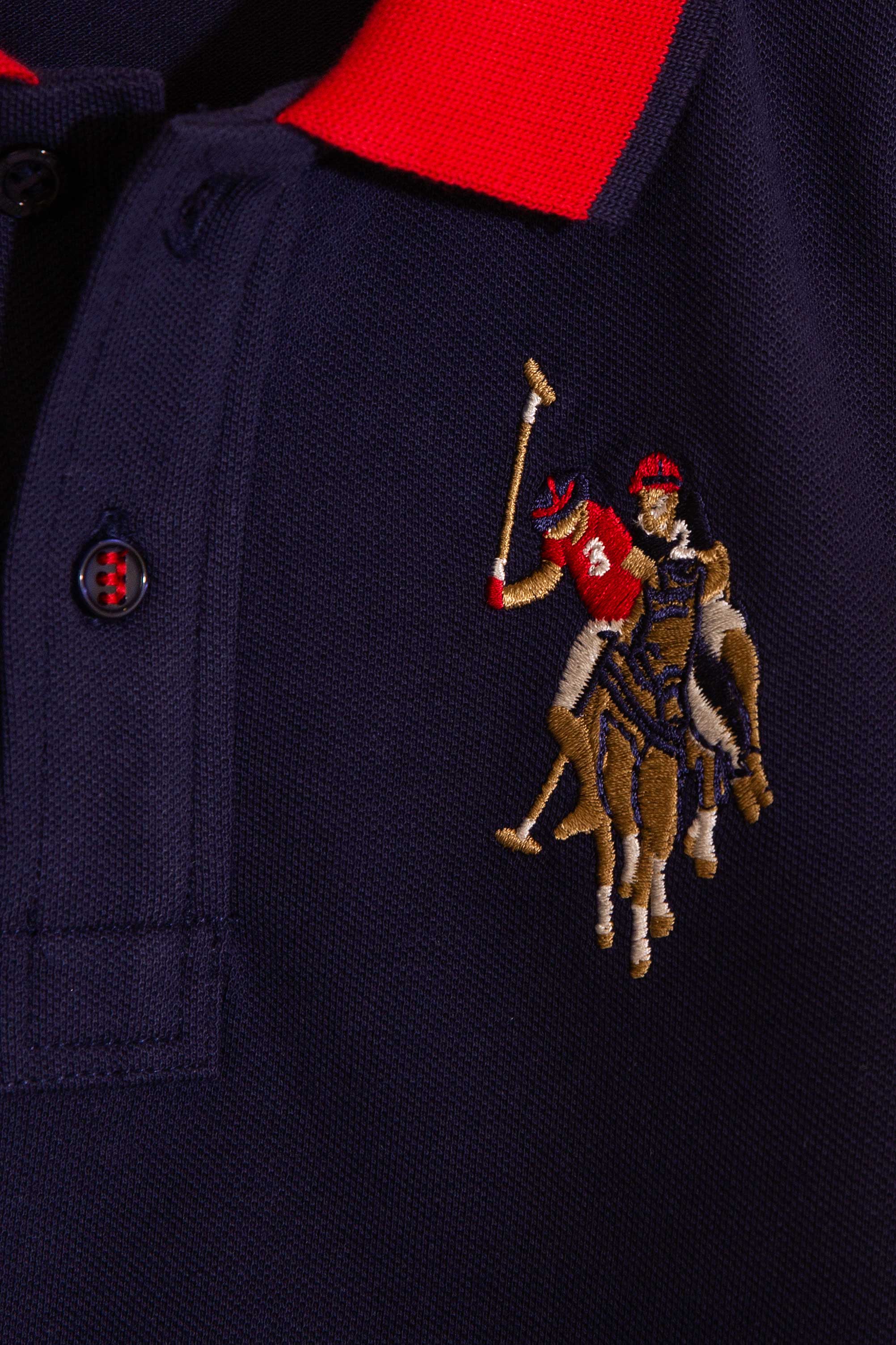 Erkek Çocuk Lacivert Polo Yaka Tişört