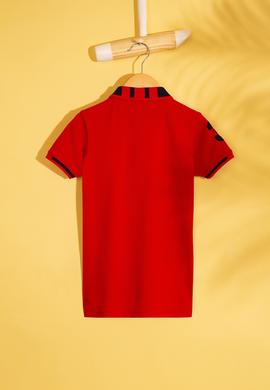 Erkek Çocuk Kırmızı Polo Yaka Tişört - 50199224045