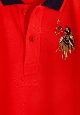 Erkek Çocuk Kırmızı Polo Yaka Tişört - 50199224145