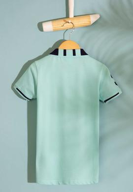 Erkek Çocuk Mavi Polo Yaka Tişört - 50199224199