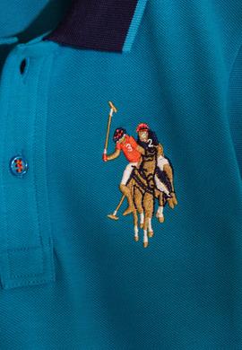 Erkek Çocuk Mavi Polo Yaka Tişört - 50199224255