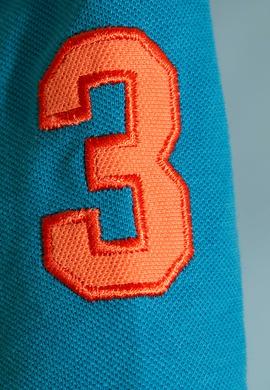 Erkek Çocuk Mavi Polo Yaka Tişört - 50199224255