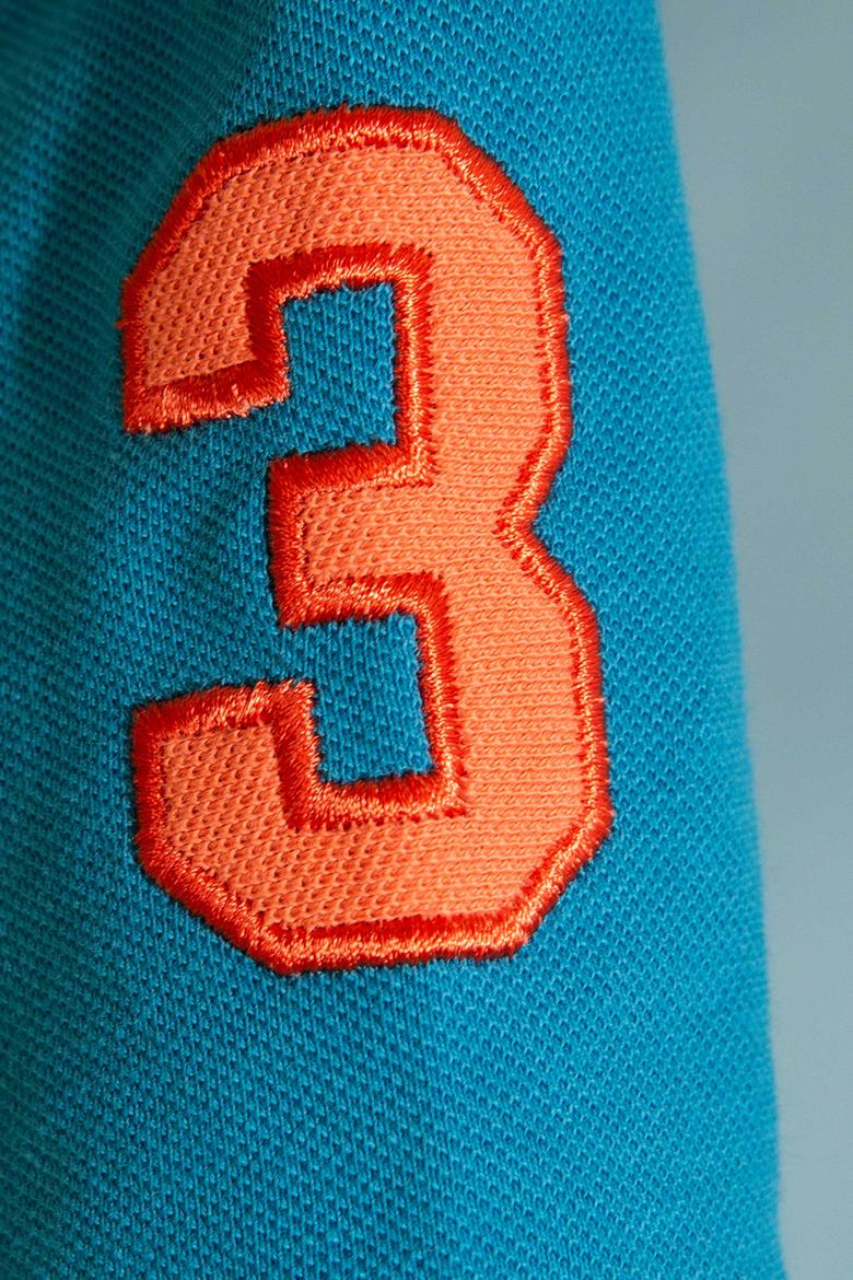 Erkek Çocuk Mavi Polo Yaka Tişört - 50199224255