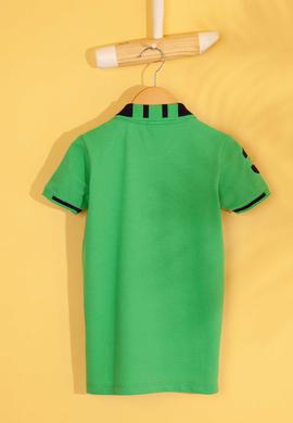 Erkek Çocuk Yeşil Polo Yaka Tişört - 50199224265