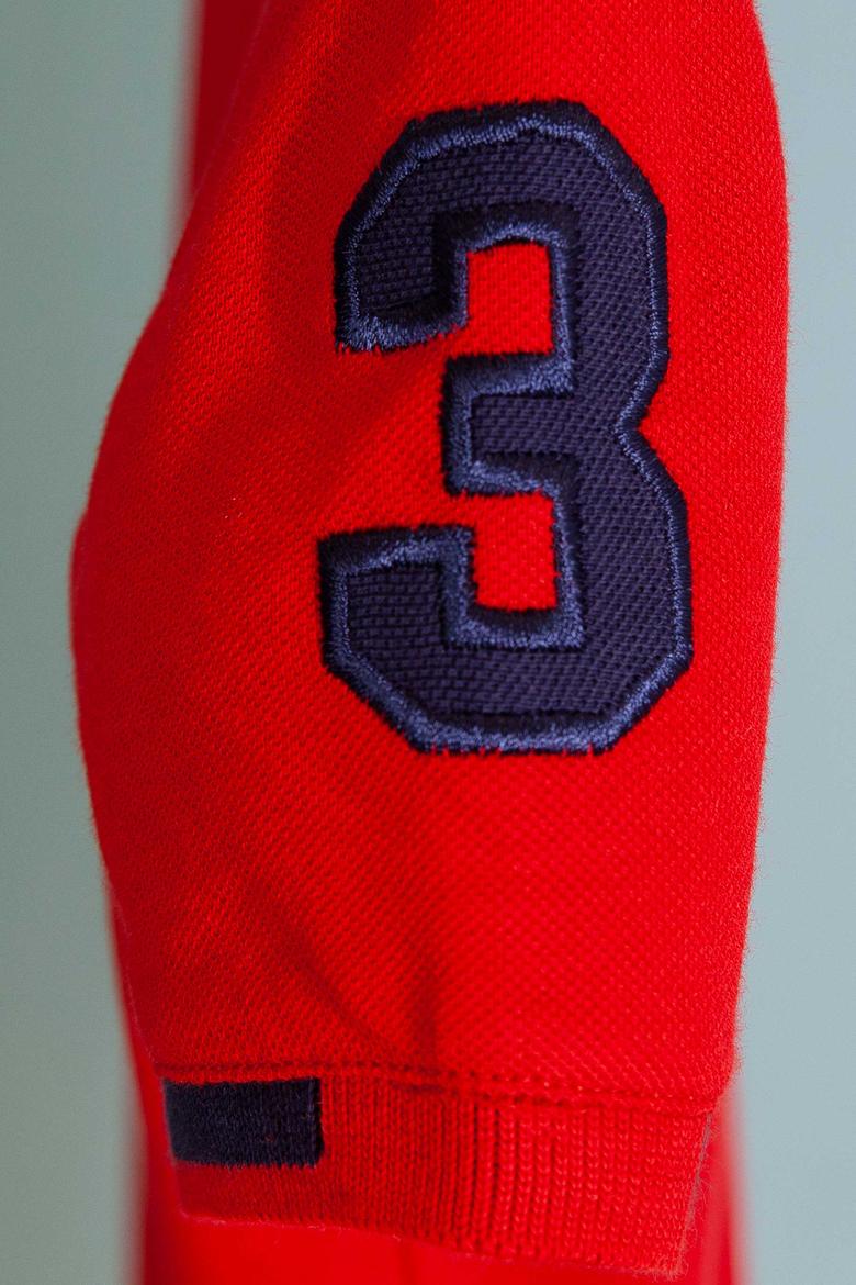 Erkek Çocuk Kırmızı Polo Yaka Tişört - 50199224277