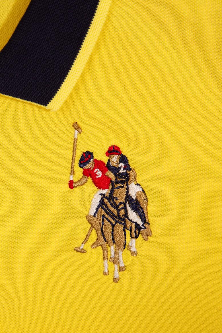 Erkek Çocuk Sarı Polo Yaka Tişört - 50199224287