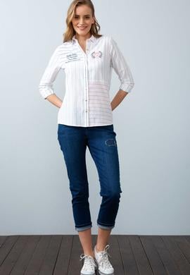 Kadın Pembe Gömlek Uzunkol - 50199261018