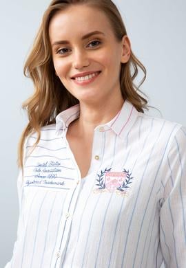 Kadın Pembe Gömlek Uzunkol - 50199261018